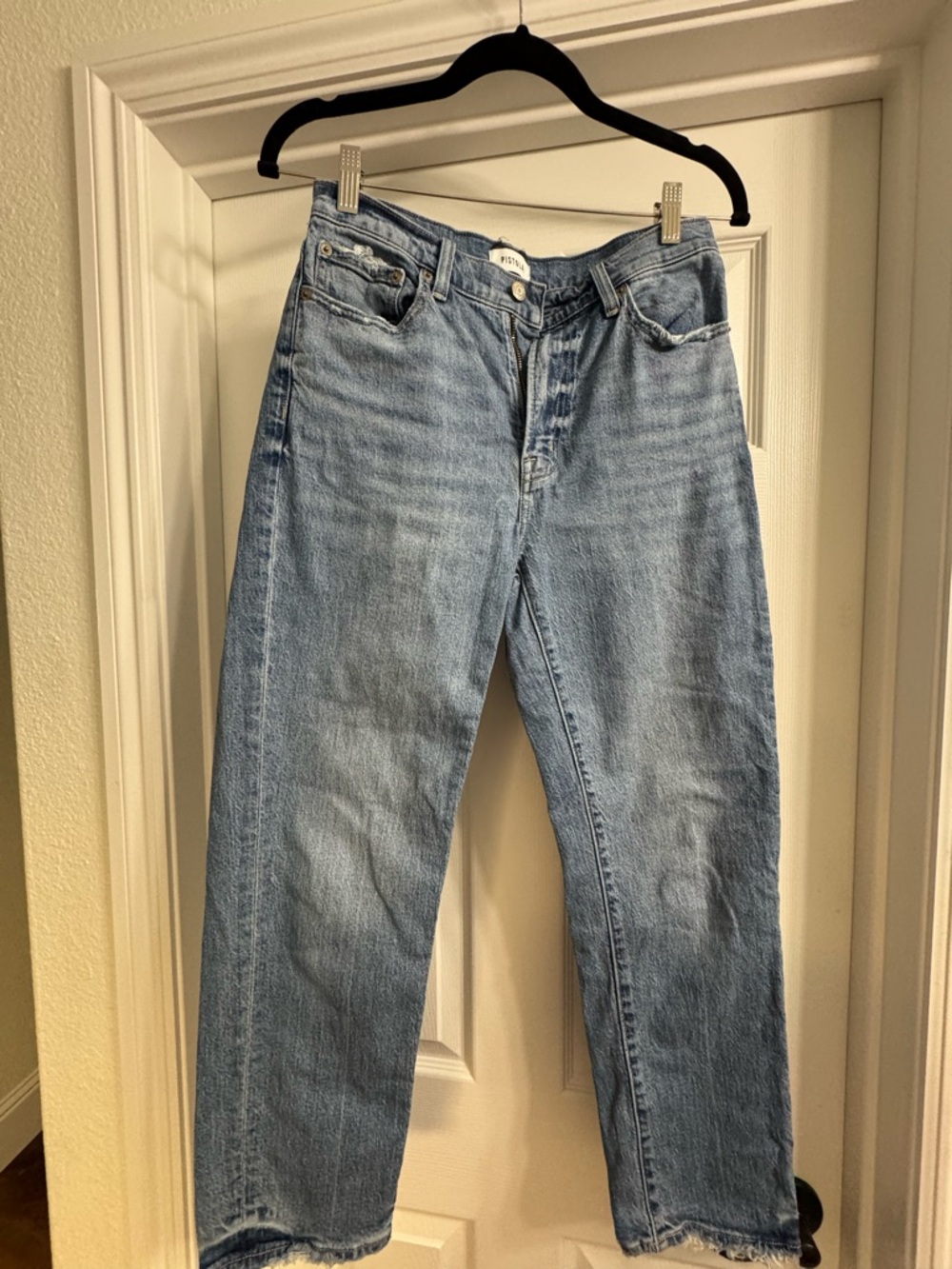pistola Light Blue Straight Leg Women’s Jeans